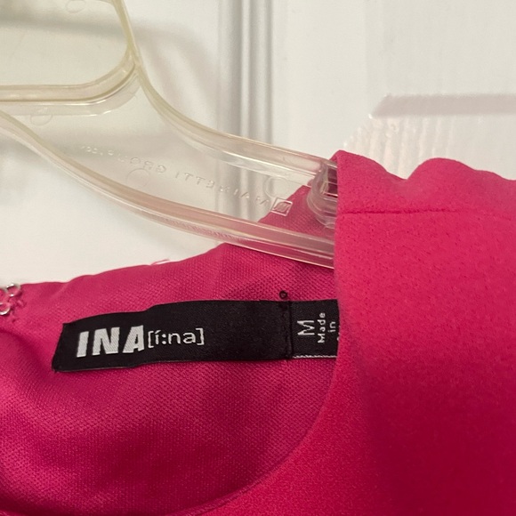 Pink Ruffle Sleeve Dress - Picture 4 of 7